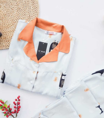 Pregnancy & Postpartum Clothes French Silk With Elastic Collar & Buckled Shirt For Babies Breastfeed B308 Best Price Breathable 7