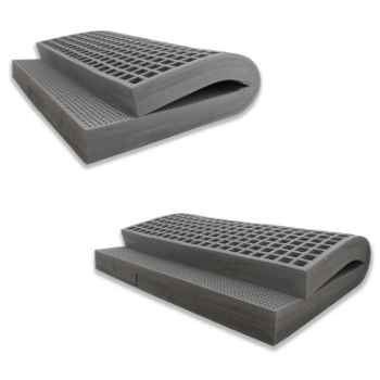 Queen Size Titan Grey Natural Latex Mattress ISO-Certified Memory Foam Foldable Bedding Fabric Great Price Original Manufacturer