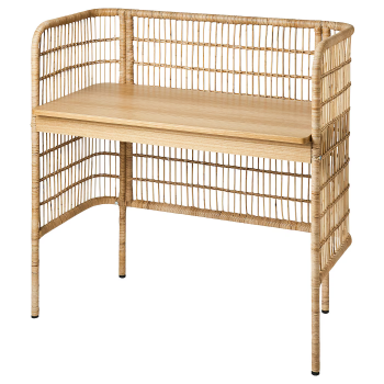 Rattan desks for children Kids' study desk, kids' furniture, safe for health and aesthetically pleasing, wholesale.