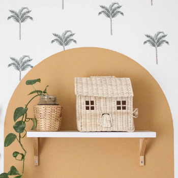 Rattan Doll house, Kid toys, kids' furniture, safe for health and aesthetically pleasing, wholesale.