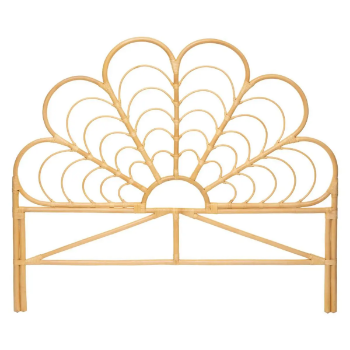Rattan headboard, natural material, customized size on request, headboard, environmentally friendly, durable and elegant.