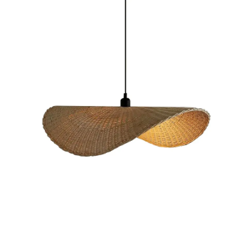 Rattan lampshades, Lamps made from handmade materials, home decoration accessories, wholesale.