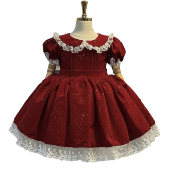 Reasonable price Beautiful color princess dress for girls Packed in plastic bag New model 4-layer princess dress made in Vietnam 1