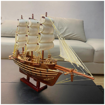 Reasonable Price Wholesale Wooden Boat Handicraft OEM ODM Souvenir Natural Bamboo Customized Packaging Vietnamese Manufacturer 6