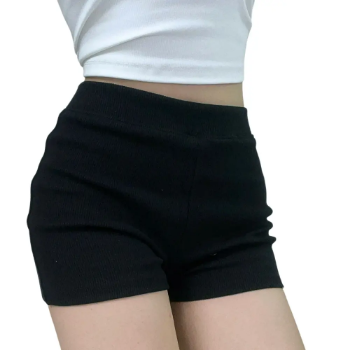 Rosa Super Thick Ribbed Biker Shorts Skirts For Women Sport Short Skirts For Women Stylish Y2K OEM ODM Casual Made In Vietnam