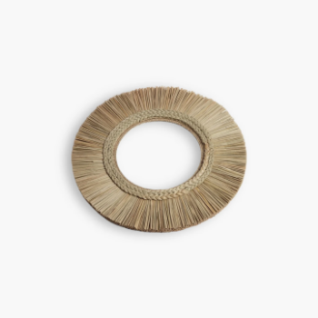 Round mirror with vase frame, wall hanging, home decor, highly aesthetic home decoration accessories, wholesale.