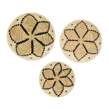 Round Seagrass Wall Decoration Flower Shape, wall hanging, home decor, highly aesthetic home decoration accessories, wholesale.