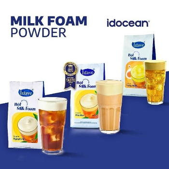 Salted Egg Milk Foam Powder Best Selling For Perfect Milk Tea For Beverage FSMA Certificate OEM From Vietnam Factory 9