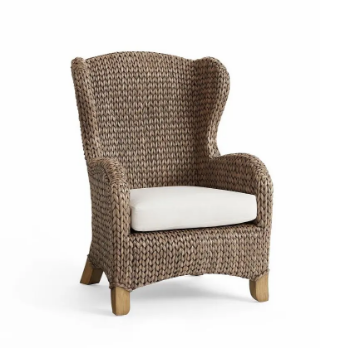 Seagrass chair made from natural materials customizable size upon request eco-friendly durables and elegant