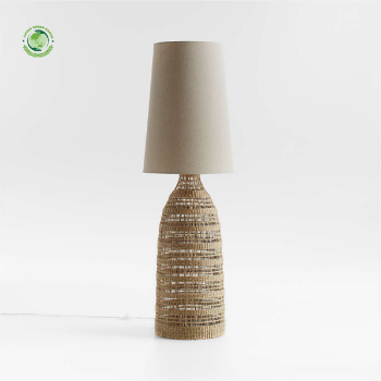 Seagrass Floor Lamp, Lamps made from handmade materials, home decoration accessories, wholesale.
