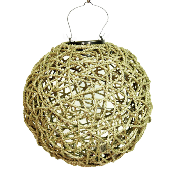 SeaGrass Solar Lantern Seagrass Lanterns, Craft Lamps, Home Decor, Eco Friendly Home Decor, Wholesale.