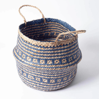 Seagrass Woven Basket, Multi-purpose storage basket, home organization accessory highly aesthetic, wholesale available.