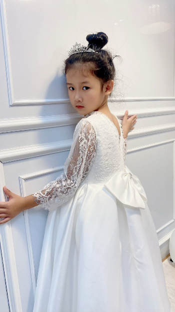 Selling Children's princess dresses High quality lace dresses Children's Princess Dresses for girls' birthday wedding parties 5