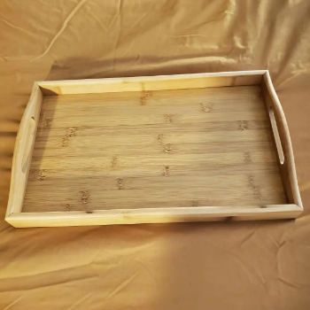 Serving Tray Bamboo, Household items made from bamboo laminated, safe for health and aesthetically pleasing, wholesale.