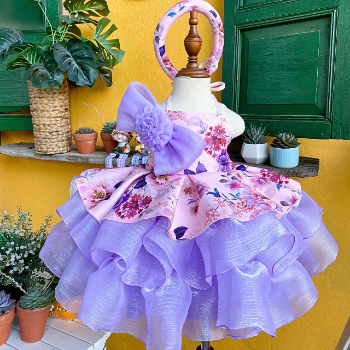 Short Dress Brocade Pinafore Girl's Clothing Girls Dresses Princess High Quality Factory Price OEM ODM Service Made In Vietnam 4