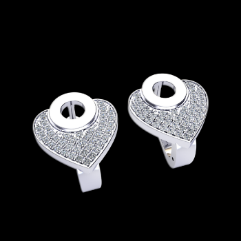 Silver Earrings For Wholesale Factory Price Luxury Charming Design Ruby Real Gold Bubble Wrap Packaging Vietnam Manufacturer 5