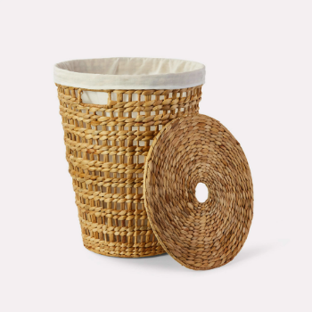 Square woven basket, Storage basket, home organization accessory highly aesthetic, wholesale available.