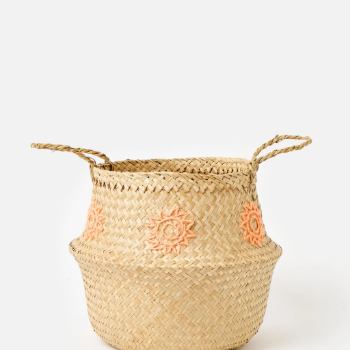 Sun Seagrass Basket, Multi-purpose storage basket, home organization accessory highly aesthetic, wholesale available.