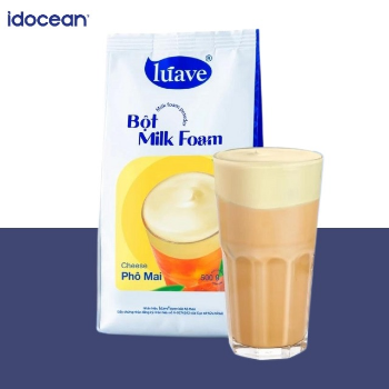 Sweet Savory Flavor Cheese Milk Foam Powder Easy to Make and Store Enhances Taste for Tea and Coffee Packaged in a Bag 8