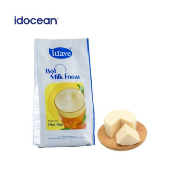 Sweet Savory Flavor Cheese Milk Foam Powder Easy to Make and Store Enhances Taste for Tea and Coffee Packaged in a Bag 3