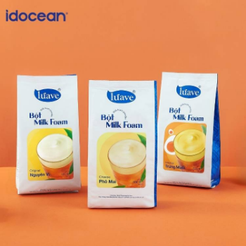 Sweet Savory Flavor Cheese Milk Foam Powder Easy to Make and Store Enhances Taste for Tea and Coffee Packaged in a Bag 6