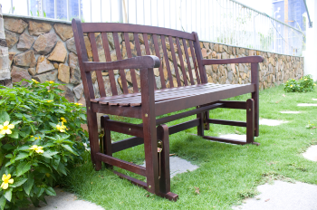 Top Choice EUC Glider Bench Wooden Patio Outdoor Wholesale Outdoor Luxury Furniture Garden Bench Wood Made In Vietnam 3