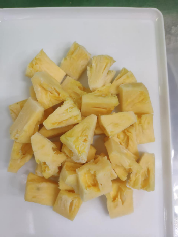 Trading In Bulk Frozen Pineapple Freezing Process Special Shape Shape Vacuum Pack Packaging 5