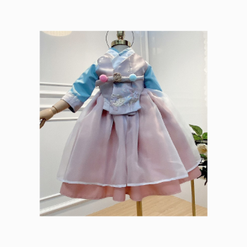 Traditional Korean Hanbok costume for children princess dress for birthday party for girls 2