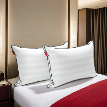 Ultra Soft Artificial Down Feather Pillow Hypoallergenic Bed Pillow Comfortable Sleep Plush Filling Pillow Home Hotel Bedroom