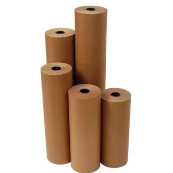 Wholesale Cheap Price Industry Grade Wood Pulp Brown Jumbo Kraft Paper Roll for Packaging 5