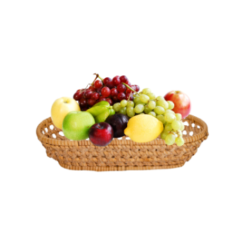 Vietnam Product Hand Woven Storage Basket Using As Rattan Wicker Kitchen Organizer Fruit Snack Storage Box Living Room 2