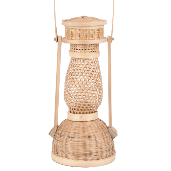 Vintage Bamboo Wicker Lantern, Bamboo lantern, Handmade Bamboo Lamp, Eco-Friendly Home Decor, Wholesale.