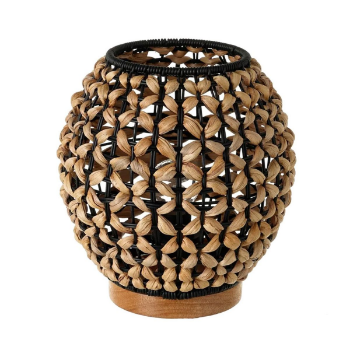 Water hyacinth table lamp, Lamps made from handmade materials, home decoration accessories, wholesale.