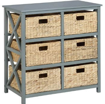 Water hyacinthSide End Storage Cabinet rectangle Storage Cabinet Elegant Bamboo Wood Drawers Custom Bamboo Storage Cabinet