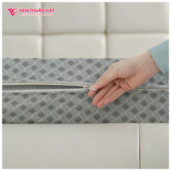 Wholesale 5-Star Hotel King Mattress Topper Natural Latex Villa Hospital School Rubber Bedroom Furniture Natural Rubber Cooling 2