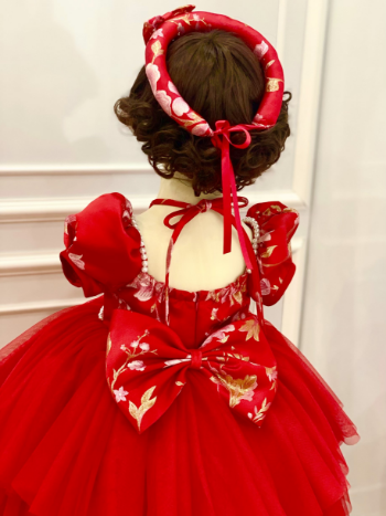 wholesale Cute baby girl floral princess dresses for baby girls Best quality made in Viet Nam 4