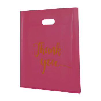 Wholesale Die Cut recycle Custom Design Shopping Gravure Printing Plastic Bags With Logo custom size VietNam supplier 3