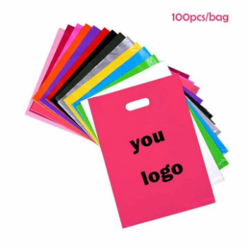 Wholesale Die Cut recycle Custom Design Shopping Gravure Printing Plastic Bags With Logo custom size VietNam supplier 5