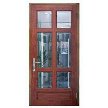 Wholesale Exterior Modern Door Villa Wooden Furniture Solid Wood Double Door Designs with Natural Finished Wood Frames Classic 4