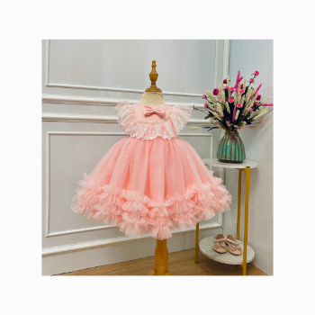 Wholesale Flower Girl Dress Kids Party Wedding Birthday Kids Clothes Elegant Baby Girl Dress made in Viet Nam 1