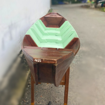 Wholesale Handicraft Souvenir Solid Wood Wooden Boat Manufacturer Good Price with custom decoration 2