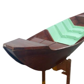 Wholesale Handicraft Souvenir Solid Wood Wooden Boat Manufacturer Good Price with custom decoration 3