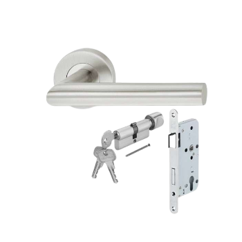 Wholesale Home Door Lock Set Good Price Stainless Steel Modern Door Handle Each One In Poly Bag From Vietnam Manufacturer 5