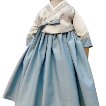 Wholesale Korean children's princess dresses Stylish party wear Latest girls' hanbok dresses 2