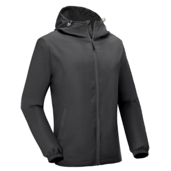 Wholesale Logo Customizable Windbreaker Jacket Full Zipped Versatile Waterproof Hooded Jacket Lightweight Design For Men