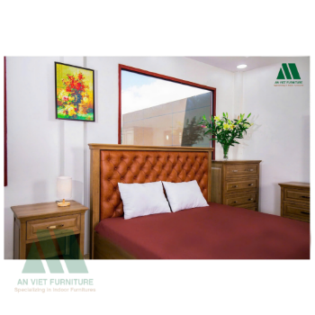 Wholesale Manufacture Bedroom Sets From Vietnam OEM ODM High Quality Wooden Modern Bedrooms Bed Cabinets Sideboard
