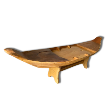 Wholesale OEM ODM Wooden Boat Gifts Reasonable Price Handicraft Gift Customized Packaging Vietnam Manufacturer Solid Wood 1