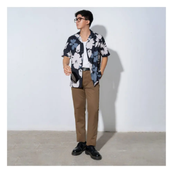 Wholesale Polyester Custom OEM ODM Competitive Price Compression Khaki Trousers For Men Pants & Trousers Made in Vietnam