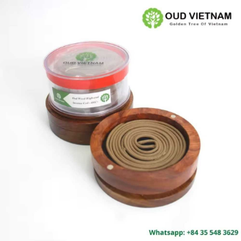 Wholesale Price 100% Natural Organic Vietnam Oud Incense Coil Stick Home Fragrance Essenstial Censer Agarwood 6