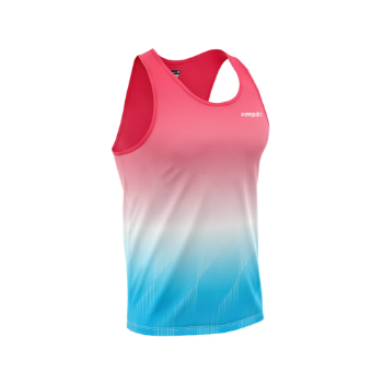 Wholesale Running OEM Custom Logo Sublimation Print Sleeveless Fitness Gym Tank Top Women Running Shirts Singlet